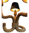  1950S FRENCH RIVIERA ROPE TABLE LAMP BY ADRIEN AUDOUX AND FRIDA MINET