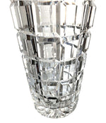 1950S VAL ST LAMBERT CRYSTAL AND GOLD-PLATED COCKTAIL SHAKER AND ICE BUCKET