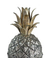 1960S ITALIAN METAL PINEAPPLE ICE BUCKET BY MAURO MANETTI WITH GILT LEAVES