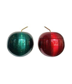 1970S APPLE ICE BUCKET BY DAYDREAM IN ANODISED VIBRANT GREEN WITH BRASS HANDLE