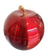 1970S APPLE ICE BUCKET BY DAYDREAM IN ANODISED VIBRANT RED WITH BRASS HANDLE