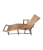 1920s French Riviera Rattan Bamboo Sun Lounger - Art Deco Furniture - Ed Butcher Antiques