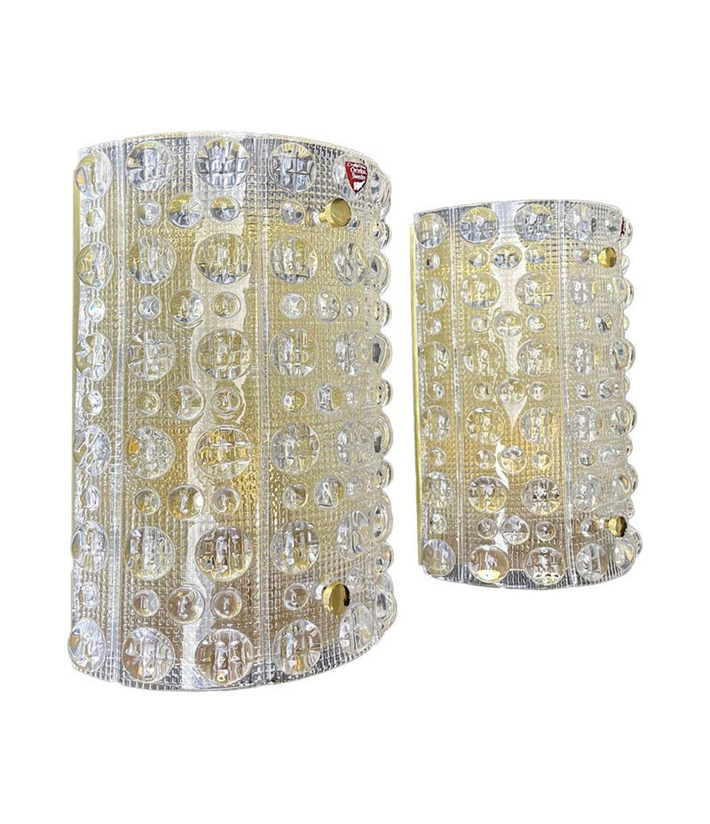 Orrefors Glass - Wall Sconces - Carl Fagerlund - LYFA - Mid Century Lighting - Ed Butcher Antique Shop London