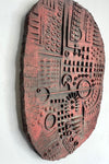 A 1960s original resin bonded wall relief sculpture, by english artist Ron Hitchins