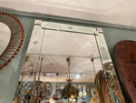Art deco mirror - Antique Mirror - Antique Venetian Mirror - Ed Butcher Antiques - Antique Shop London