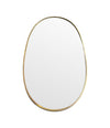 1960s Italian Oval Mirror Brass Frame - Mid Century Mirrors - Ed Butcher Antiques