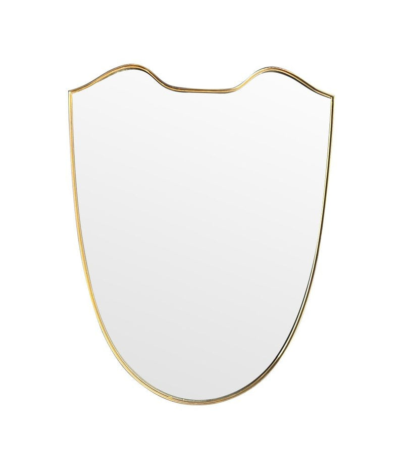 Italian Shield Mirror - Gio Ponti - Mid Century Mirror - Ed Butcher Antiques