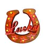 A UNIQUE NEON ART PIECE "LUCKY" BY LEGENDARY NEON ARTIST CHRIS BRACEY