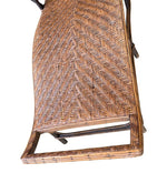 1920s French Riviera Rattan Bamboo Sun Lounger - Art Deco Furniture - Ed Butcher Antiques