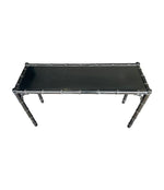 Vintage Console Table - Mid Century Console Table - Chinoiserie Console Table - 1970s - Black lacqured - Ed Butcher - Antique Shop London