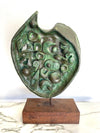 Mid Century Sculpture - Ron Hitchins - Verdigris - 1950s - Antique Shop London