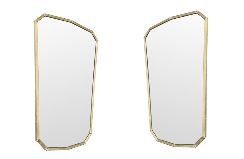 Mid Century Mirror - Shield Mirrors - Italian - 1950s - Ed Butcher Antique Shop London