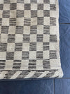 Vintage Moroccan Rug - 1970s - Beni Quarian Tribe - Berber Wool - Checkerboard - Antique Shop London