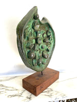 Mid Century Sculpture - Ron Hitchins - Verdigris - 1950s - Antique Shop London