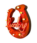 A UNIQUE NEON ART PIECE "LUCKY" BY LEGENDARY NEON ARTIST CHRIS BRACEY