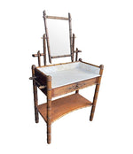 Art Deco Furniture - Bamboo Dressing Table - Ed Butcher - Antique Shop London