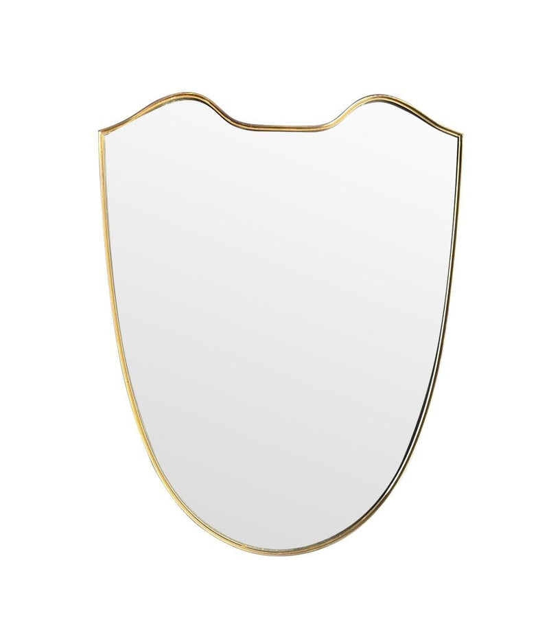 Italian Shield Mirror - Gio Ponti - Mid Century Mirror - Ed Butcher Antiques