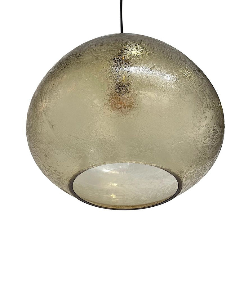 A pair of 1960s Murano glass ceiling lights by Luigi Caccia Dominioni for Azucena
