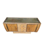 1920s Oak & Bamboo Sideboard - Angaves of Leicestershire - Art Deco Furniture - Ed Butcher Antiques