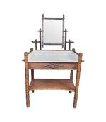 Art Deco Furniture - Bamboo Dressing Table - Ed Butcher - Antique Shop London