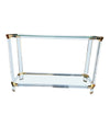 1970s Lucite Console Table - Mid Century Furniture - Ed Butcher Antiques