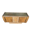 1920s Oak & Bamboo Sideboard - Angaves of Leicestershire - Art Deco Furniture - Ed Butcher Antiques