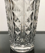 A CRYSTAL AND SILVER PLATE ITALIAN COCKTIAL SHAKER
