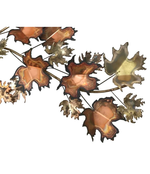 A CURTIS JERE MAPLE LEAF WALL SCULPTURE