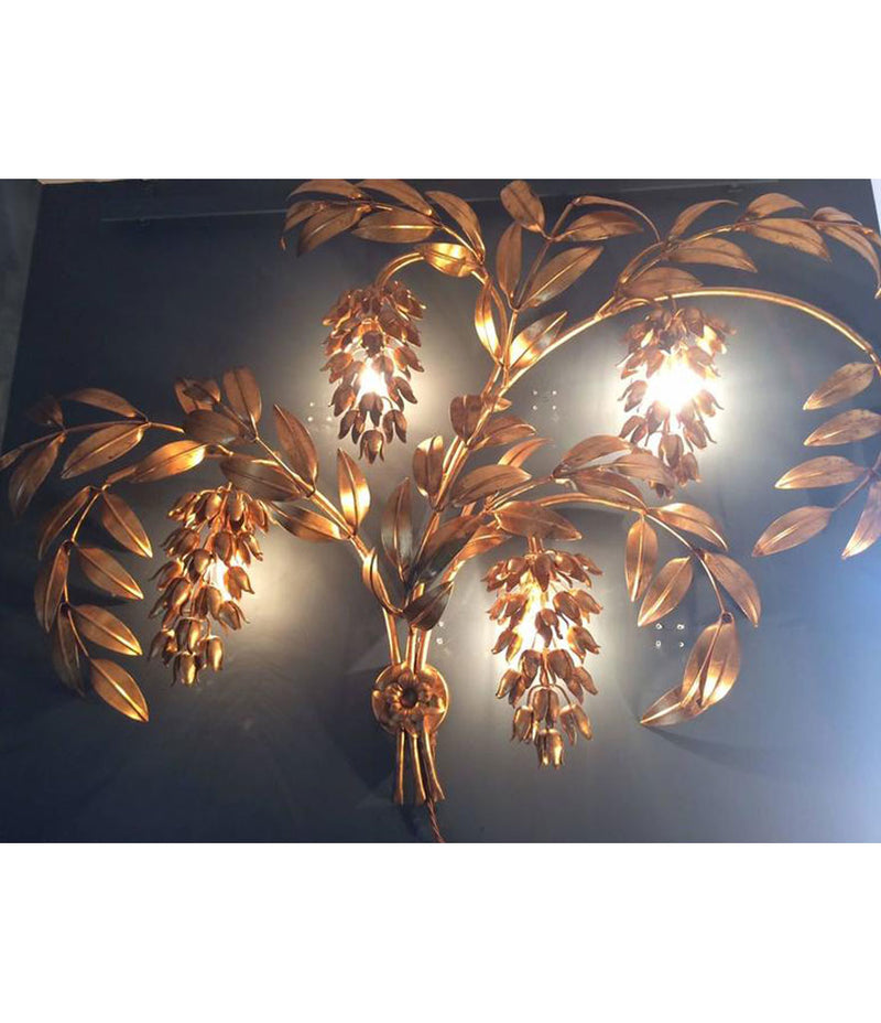 A HANS KOGL WISTERIA WALL LIGHT