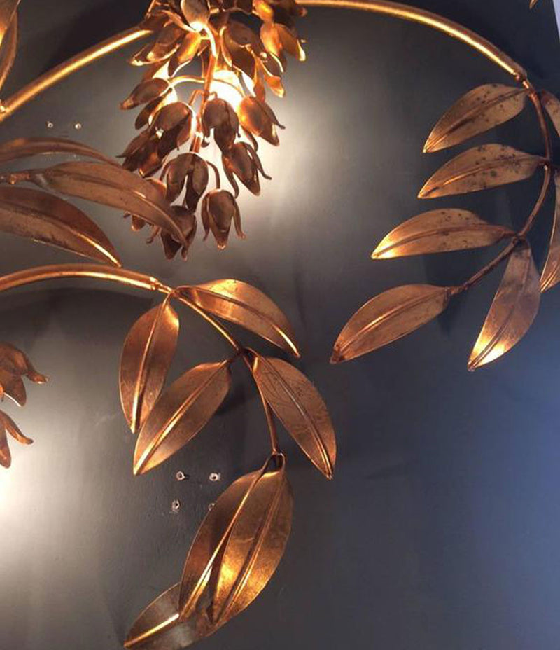 A HANS KOGL WISTERIA WALL LIGHT