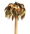 A LARGE MAISON JANSEN PALM TREE FLOOR LAMP
