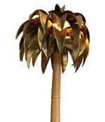 A LARGE MAISON JANSEN PALM TREE FLOOR LAMP
