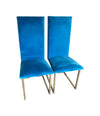 A SET OF 12 WILLY RIZZO DINING CHAIRS