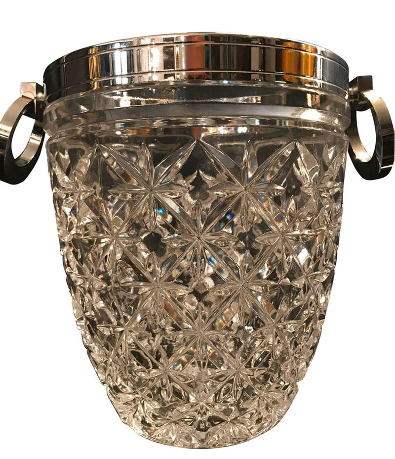 A STUNNING CUT CRYSTAL CHAMPAGNE BUCKET