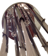 A LARGE MURANO GLASS CHANDELIER
