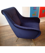 A PAIR OF ITALIAN ARMCHAIRS
