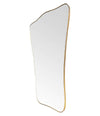 A LARGE FULL LENGTH ORIGNAL ITALIAN SHIELD MIRROR IN THE GIO PONTI STYLE