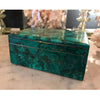 ART DECO MALACHITE JEWELRY BOX