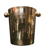 ART DECO STYLE SILVER PLATED ICE BUCKET
