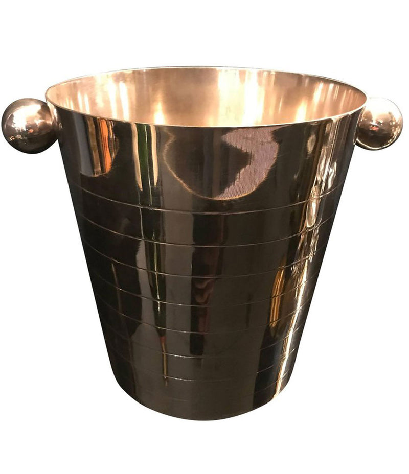 ART DECO STYLE SILVER PLATED ICE BUCKET