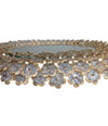 BEAUTIFUL EMIL STEJNAR BACK LIT MIRROR WITH MURANO GLASS FLOWERS SURROUND