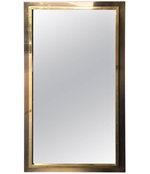 BELGO CHROME BRASS MIRROR