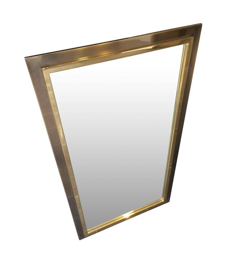 BELGO CHROME BRASS MIRROR