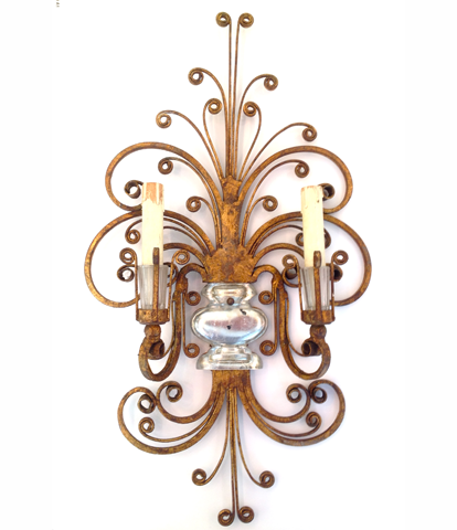 Pair of Maison Bagues wall sconces 
