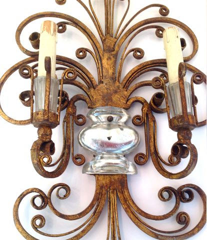 Pair of Maison Bagues wall sconces 