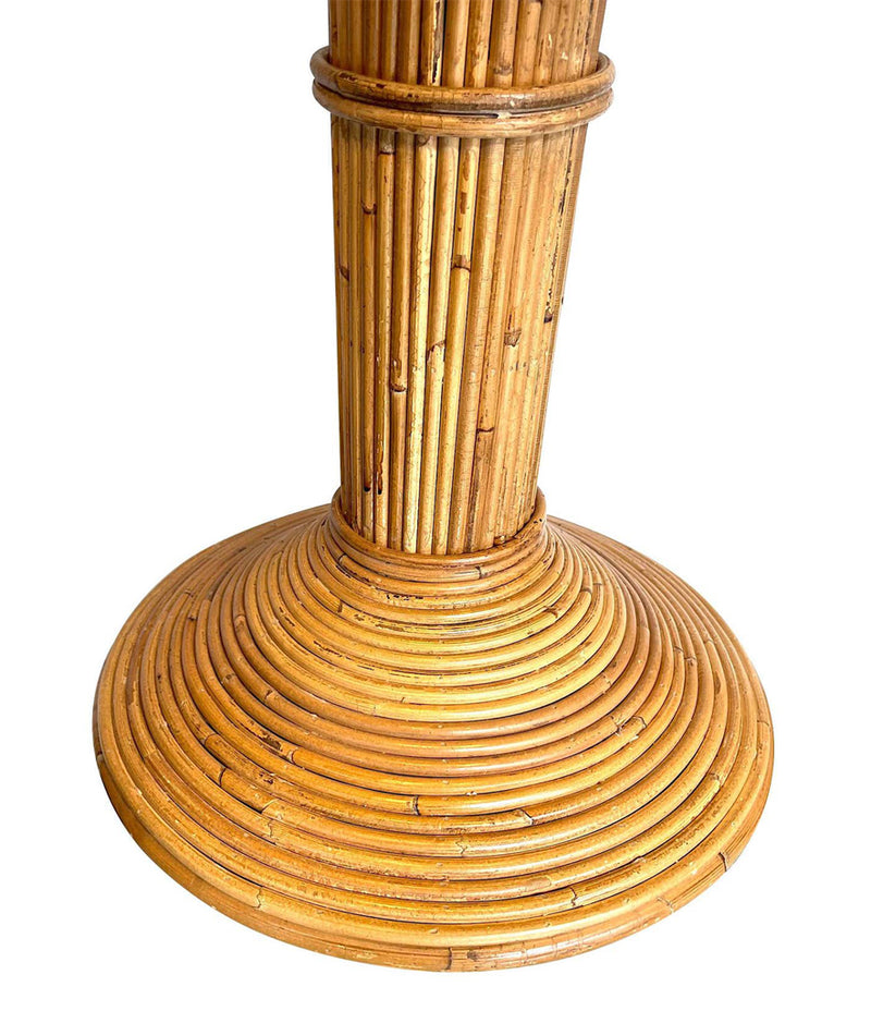 Bamboo Palm Tree Table Lamp - Mario Lopez Torres - Mid Century Lighting - Ed Butcher