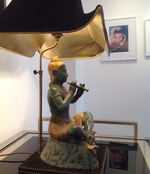 A Maison Jansen Buddha lamp