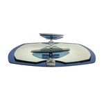 CRYSTAL ARTE BLUE MIRROR WITH SIDE LIGHTS