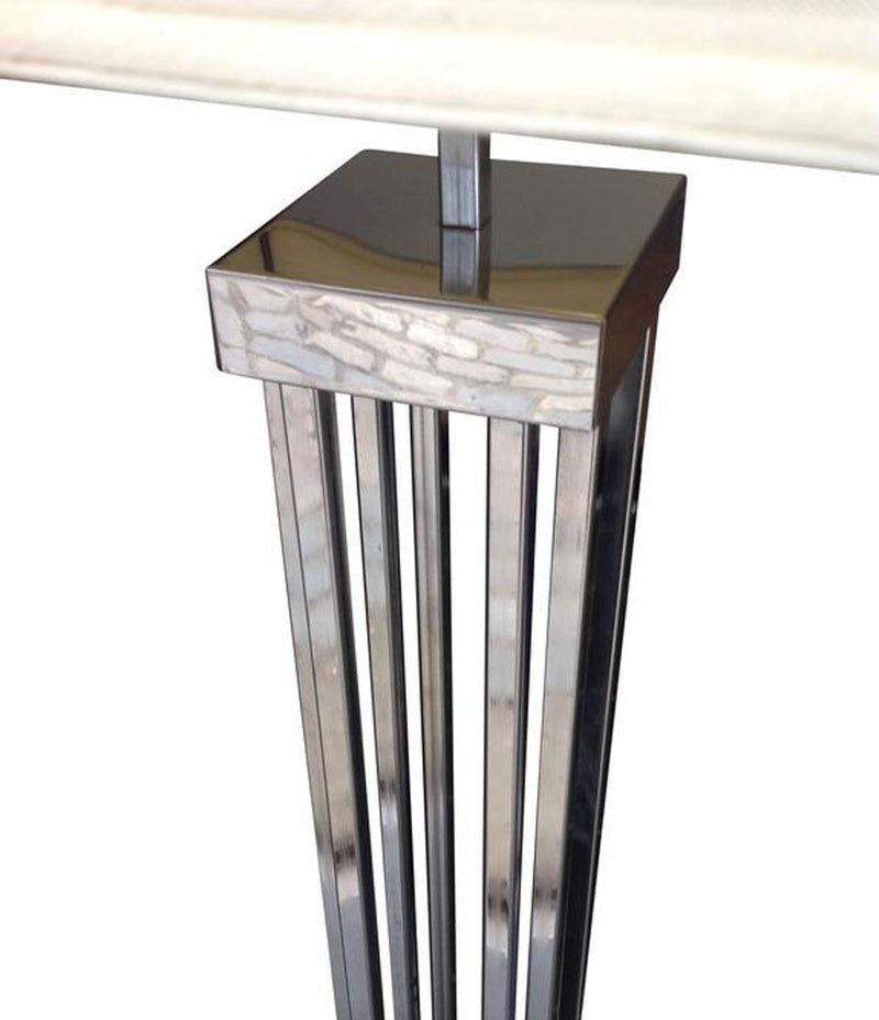 CURTIS JERE CHROME FLOOR LAMP