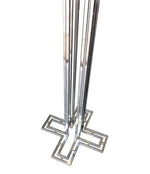 CURTIS JERE CHROME FLOOR LAMP